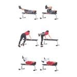 Youth Fitness Flat Bench CFB-305 Exercises