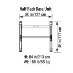 CalGym Half Rack (CG-8800) Dimensions