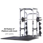 Optional: All Rubber 2" Platform with Inset (PPF-ARPR)