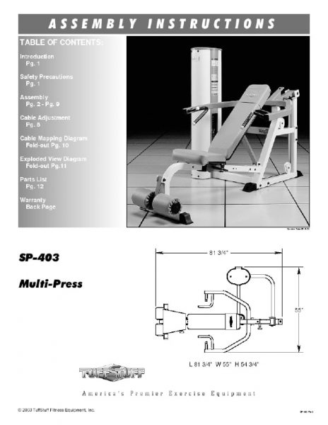 Simplex Multi-Press (SP-403)