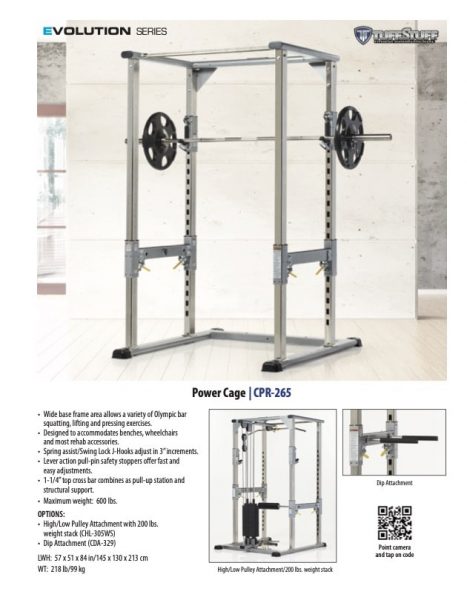 Evolution Power Cage (CPR-265) - TuffStuff Fitness International